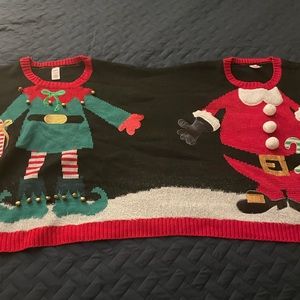 Two person holiday sweater!